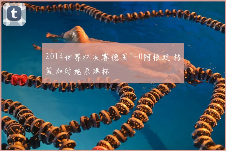 2014世界杯决赛德国1-0阿根廷 格策加时绝杀捧杯