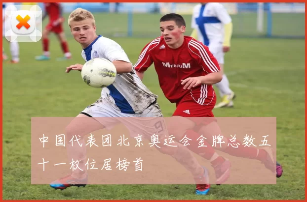 中国代表团北京奥运会金牌总数五十一枚位居榜首